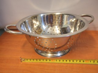 Durszlak metalowy głęboki 24cm | 480624