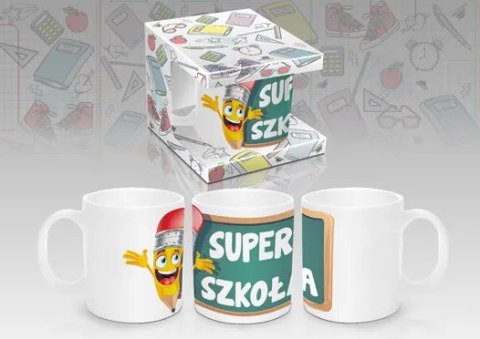 Kubek Super Szkoła ołówek 300ml