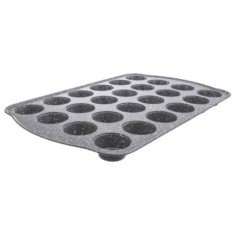 Forma do pieczenia muffinek na muffinki babeczki granitowa GRANDE na 24 szt 42x26 cm