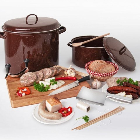 Garnek emaliowany gastronomiczny duży 32 cm 13 l