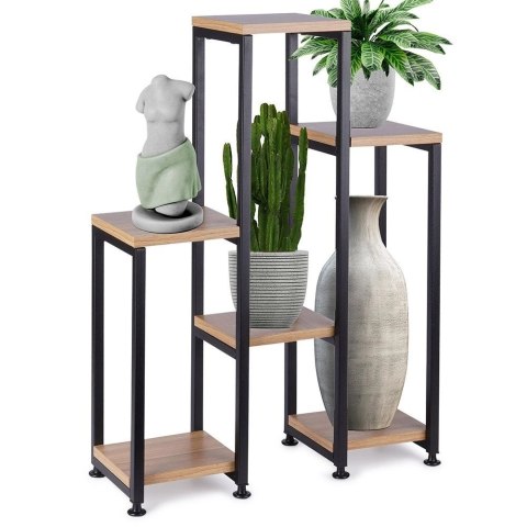 Kwietnik metalowy 6-poziomowy 70 cm Kwietnik metalowy 6-poziomowy 70 cm