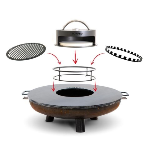 Palenisko ogrodowe Bonfeu Bonbowl Plus Ø80 FH3.800 Palenisko ogrodowe Bonfeu Bonbowl Plus Ø80 FH3.800