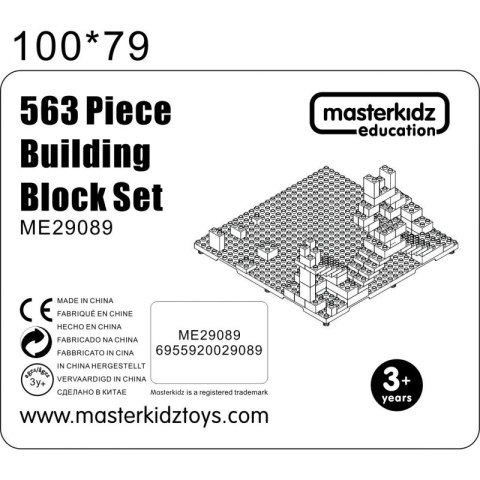 MASTERKIDZ Zestaw Klocków Konstrukcyjnych STEM 563 el. MASTERKIDZ Zestaw Klocków Konstrukcyjnych STEM 563 el.