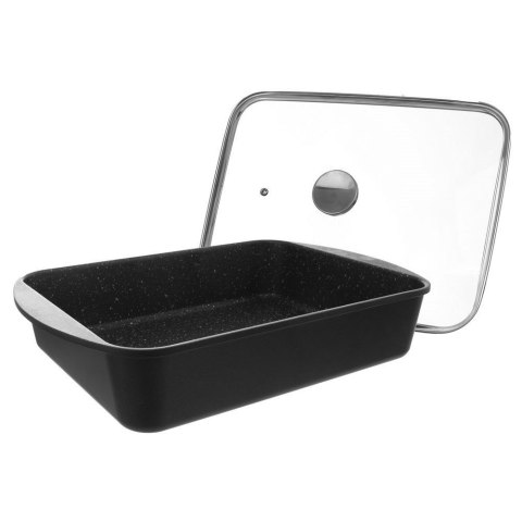 Brytfanna brytfanka granitowa GRANDE z pokrywką pokrywą 40x27,5 cm 6,2 l Brytfanna brytfanka granitowa GRANDE z pokrywką pokrywą 40x27,5 cm 6,2 l