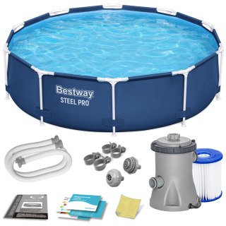 Basen ogrodowy stelażowy 305 x 76 cm 8w1 Bestway 56679