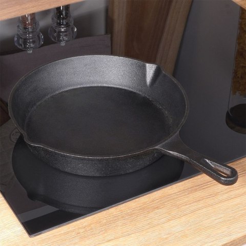 ŻELIWNA PATELNIA 25CM ODPORNA OKRĄGŁA INDUKCJA ŻELIWNA PATELNIA 25CM ODPORNA OKRĄGŁA INDUKCJA