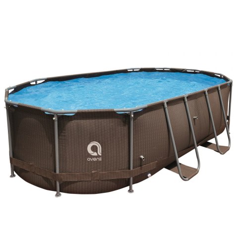 Basen Ogrodowy JILONG Super Rattan 427x275x100 cm Basen Ogrodowy JILONG Super Rattan 427x275x100 cm