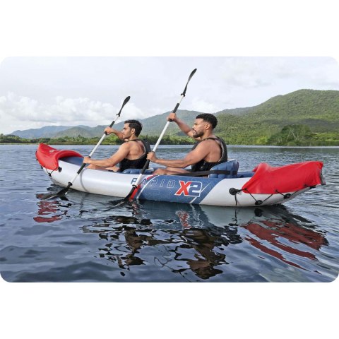 Kajak dmuchany Lite Rapid X2 321 x 88 cm Bestway 65077 Kajak dmuchany Lite Rapid X2 321 x 88 cm Bestway 65077