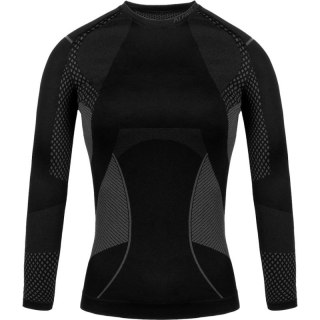 Koszulka termoaktywna Alpinus Active Base Layer czarno-szara W GT43180