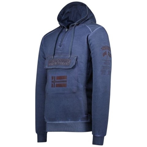 Bluza Geographical Norway Gymclass EO Tiedye Badge M WU8270H-GNO-NAVY Bluza Geographical Norway Gymclass EO Tiedye Badge M WU8270H-GNO-NAVY