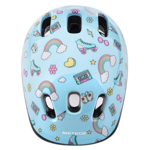 Kask rowerowy Meteor KS06 Rainbow Jr 17435 r. S 48-52 cm Kask rowerowy Meteor KS06 Rainbow Jr 17435 r. S 48-52 cm