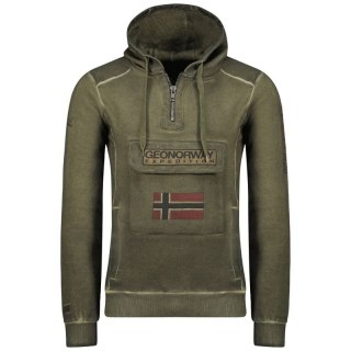 Bluza Geographical Norway Gymclass EO Tiedye Badge M WU8270H-GNO-KAKI