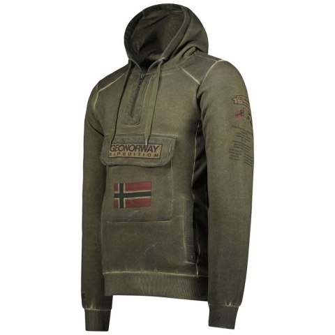 Bluza Geographical Norway Gymclass EO Tiedye Badge M WU8270H-GNO-KAKI Bluza Geographical Norway Gymclass EO Tiedye Badge M WU8270H-GNO-KAKI