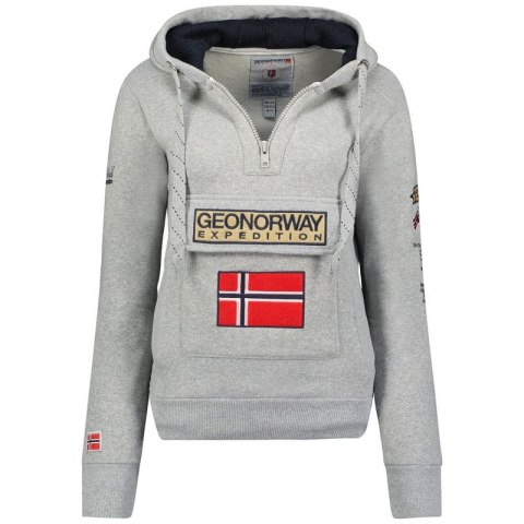 Bluza Geographical Norway 3/4 Gymclass Distri M WU1293H/GN B-Grey Bluza Geographical Norway 3/4 Gymclass Distri M WU1293H/GN B-Grey