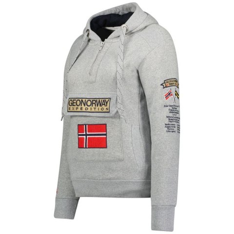 Bluza Geographical Norway 3/4 Gymclass Distri M WU1293H/GN B-Grey Bluza Geographical Norway 3/4 Gymclass Distri M WU1293H/GN B-Grey