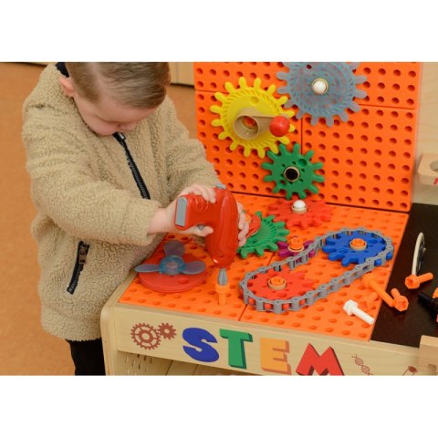 MASTERKIDZ Drewniany Warsztat XXL Montessori STEM z Narzędziami + Akcesoria MASTERKIDZ Drewniany Warsztat XXL Montessori STEM z Narzędziami + Akcesoria