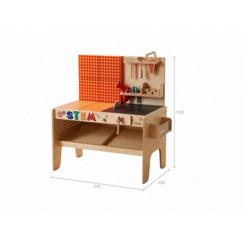 MASTERKIDZ Drewniany Warsztat XXL Montessori STEM z Narzędziami + Akcesoria MASTERKIDZ Drewniany Warsztat XXL Montessori STEM z Narzędziami + Akcesoria