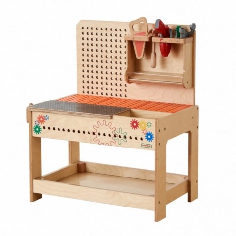 MASTERKIDZ Drewniany Warsztat Montessori STEM z Narzędziami + Akcesoria MASTERKIDZ Drewniany Warsztat Montessori STEM z Narzędziami + Akcesoria