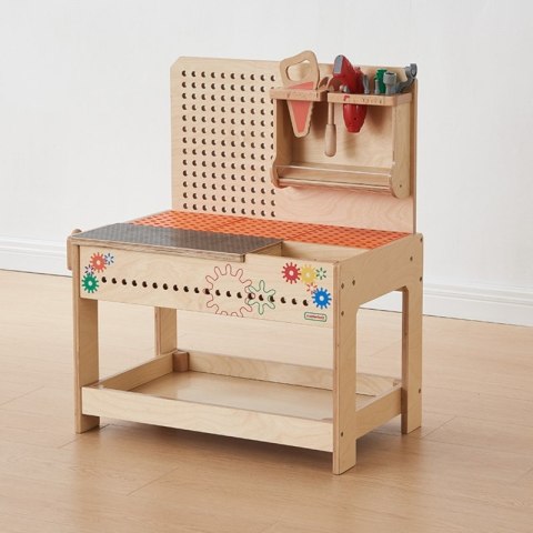MASTERKIDZ Drewniany Warsztat Montessori STEM z Narzędziami + Akcesoria MASTERKIDZ Drewniany Warsztat Montessori STEM z Narzędziami + Akcesoria