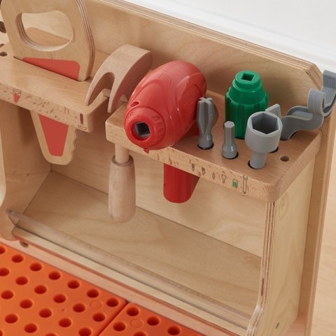 MASTERKIDZ Drewniany Warsztat Montessori STEM z Narzędziami + Akcesoria MASTERKIDZ Drewniany Warsztat Montessori STEM z Narzędziami + Akcesoria