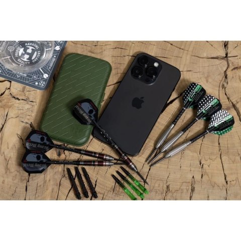 Pokrowiec na rzutki Harrows Slimcase 6 Green