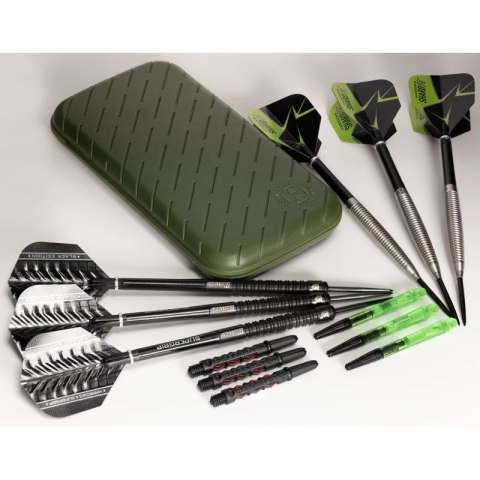 Pokrowiec na rzutki Harrows Slimcase 6 Green