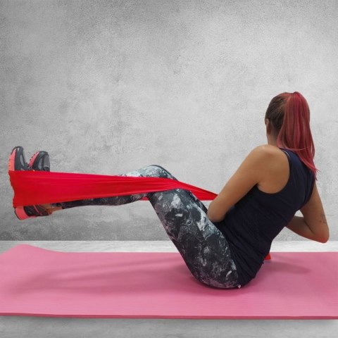 Guma Fitness Profit 120*15*0,55 cm czerwona DK 2227 Guma Fitness Profit 120*15*0,55 cm czerwona DK 2227