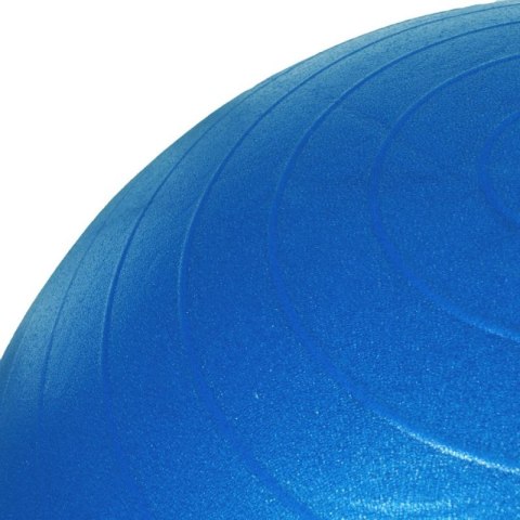 Piłka gimnastyczna PROfit 85cm niebieska z pompką DK2102
