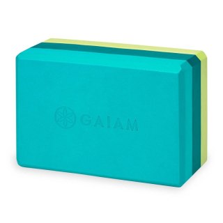 Kostka do Jogi Gaiam Teal Tonal Tri 62207