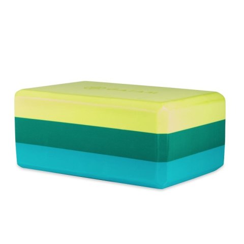 Kostka do Jogi Gaiam Teal Tonal Tri 62207 Kostka do Jogi Gaiam Teal Tonal Tri 62207