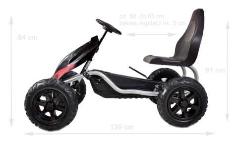 OLBRZYMI GOKART NA PEDAŁY, POMPOWANE KOŁA/B012 OLBRZYMI GOKART NA PEDAŁY, POMPOWANE KOŁA/B012