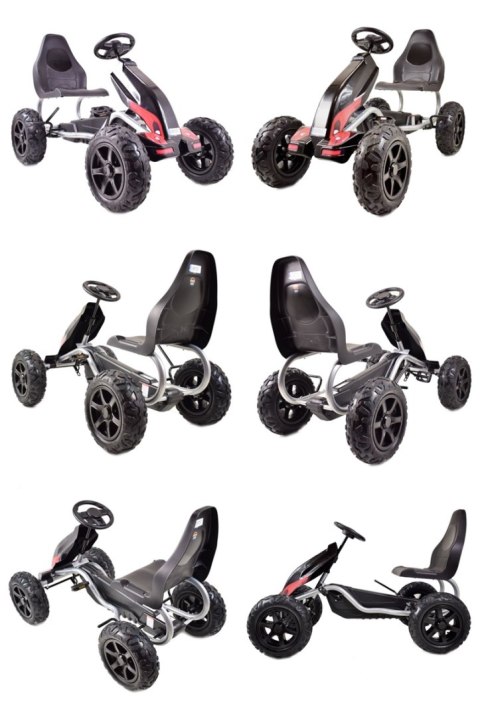 OLBRZYMI GOKART NA PEDAŁY, POMPOWANE KOŁA/B012 OLBRZYMI GOKART NA PEDAŁY, POMPOWANE KOŁA/B012