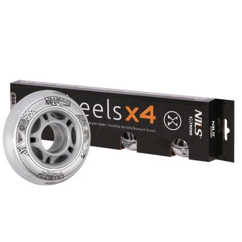 Kółka Nils Extreme PU 72x24 82A (4 szt.) Kółka Nils Extreme PU 72x24 82A (4 szt.)