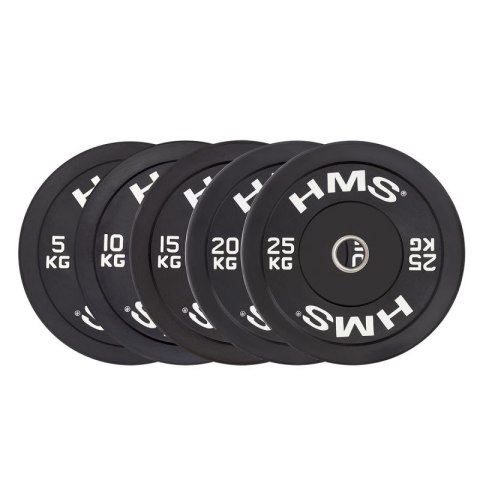 Talerz olimpijski HMS BLACK BUMPER 10 kg BBR10 Talerz olimpijski HMS BLACK BUMPER 10 kg BBR10