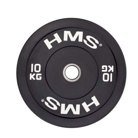 Talerz olimpijski HMS BLACK BUMPER 10 kg BBR10 Talerz olimpijski HMS BLACK BUMPER 10 kg BBR10