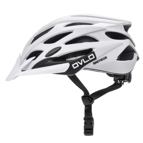 Kask rowerowy Meteor Ovlo S 16859 52-56 cm biały Kask rowerowy Meteor Ovlo S 16859 52-56 cm biały