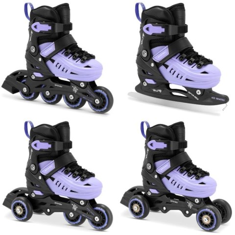 Łyżworolki Spokey 4W1 4One Jr SPK-944650 r. 34-38 Łyżworolki Spokey 4W1 4One Jr SPK-944650 r. 34-38