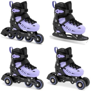 Łyżworolki Spokey 4W1 4One Jr SPK-944652 r. 39-43