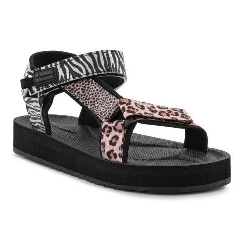 Sandały D.Franklin Forest High Strips Animal Print W DFSH404002-ABLA