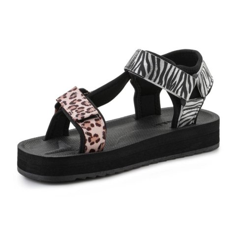 Sandały D.Franklin Forest High Strips Animal Print W DFSH404002-ABLA