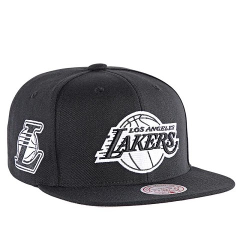 Czapka z daszkiem Mitchell & Ness Snapback NBA Los Angeles Lakers HS8547-LALBLCK