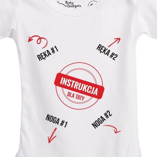 Baby Instructions body z instrukcją dla taty