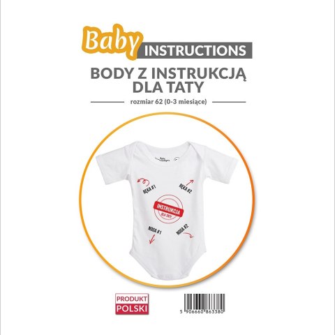 Baby Instructions body z instrukcją dla taty