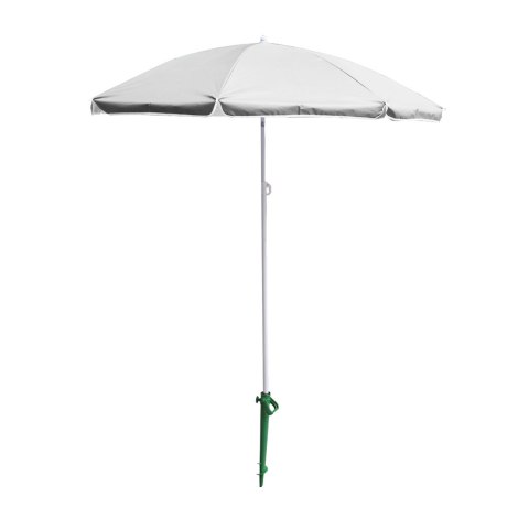 Parasol ogrodowy plażowy regulowany łamany składany UV 150cm szary Parasol ogrodowy plażowy regulowany łamany składany UV 150cm szary