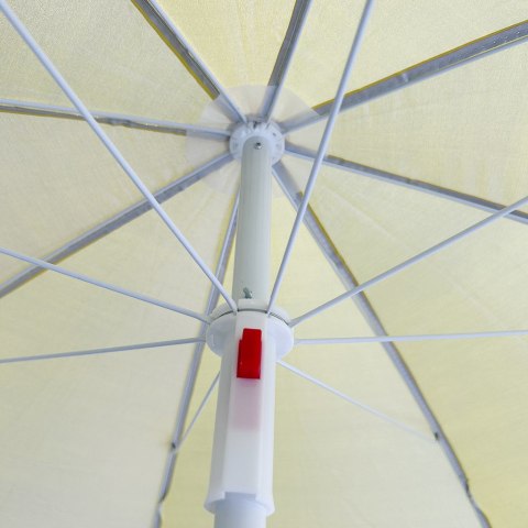 Parasol ogrodowy plażowy regulowany łamany składany UV 150cm żółty Parasol ogrodowy plażowy regulowany łamany składany UV 150cm żółty