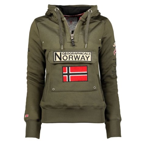 Bluza Geographical Norway Gymclass DB 054 M WW2491H/GN-Kaki Bluza Geographical Norway Gymclass DB 054 M WW2491H/GN-Kaki