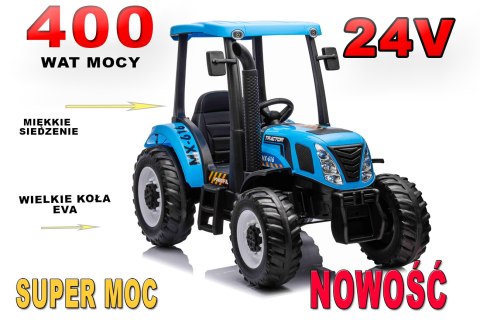 OLBRZYMI TRAKTOR MX-616 NA AKUMULATOR Z PILOTEM 24 V, 400 W/A011-24 OLBRZYMI TRAKTOR MX-616 NA AKUMULATOR Z PILOTEM 24 V, 400 W/A011-24
