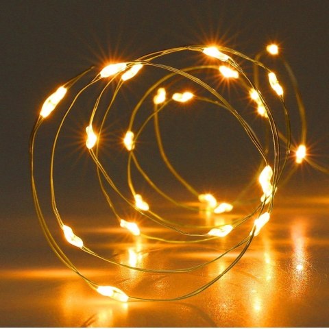 Lampki świąteczne druciki 40 LED 195 cm Lampki świąteczne druciki 40 LED 195 cm