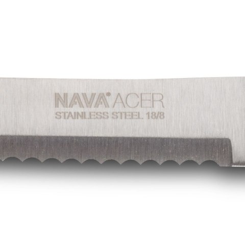 Nóż kuchenny stalowy do chleba pieczywa bułek bagietek antypoślizgowy ACER 32,5 cm