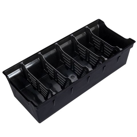 Organizer pojemnik kuchenny na torebki z przyprawami czarny 30x13x8 cm